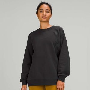 LIKE NEW Lululemon Perfectly Oversized Crewneck Logo Sweatshirt - Size 14